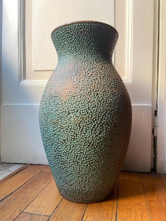 Gastone Batignani-Keramikvase mit Gravur, Italien 1940er Jahre