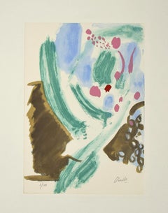 Composition - Lithographie de Gastone Breddo - Années 1970