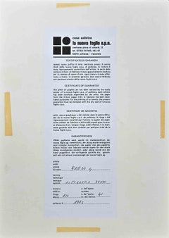 Composición - Litografía original de Gastone Breddo - 1973