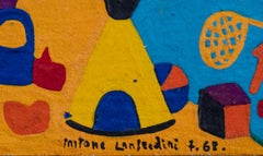 Toskana 1968: Geometrische Landschaft von Gastone Lanfredini, Mathematiker und Maler