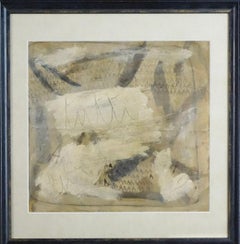 Senza Titolo - important Italian artist! 1968 Abstract oil on paper painting