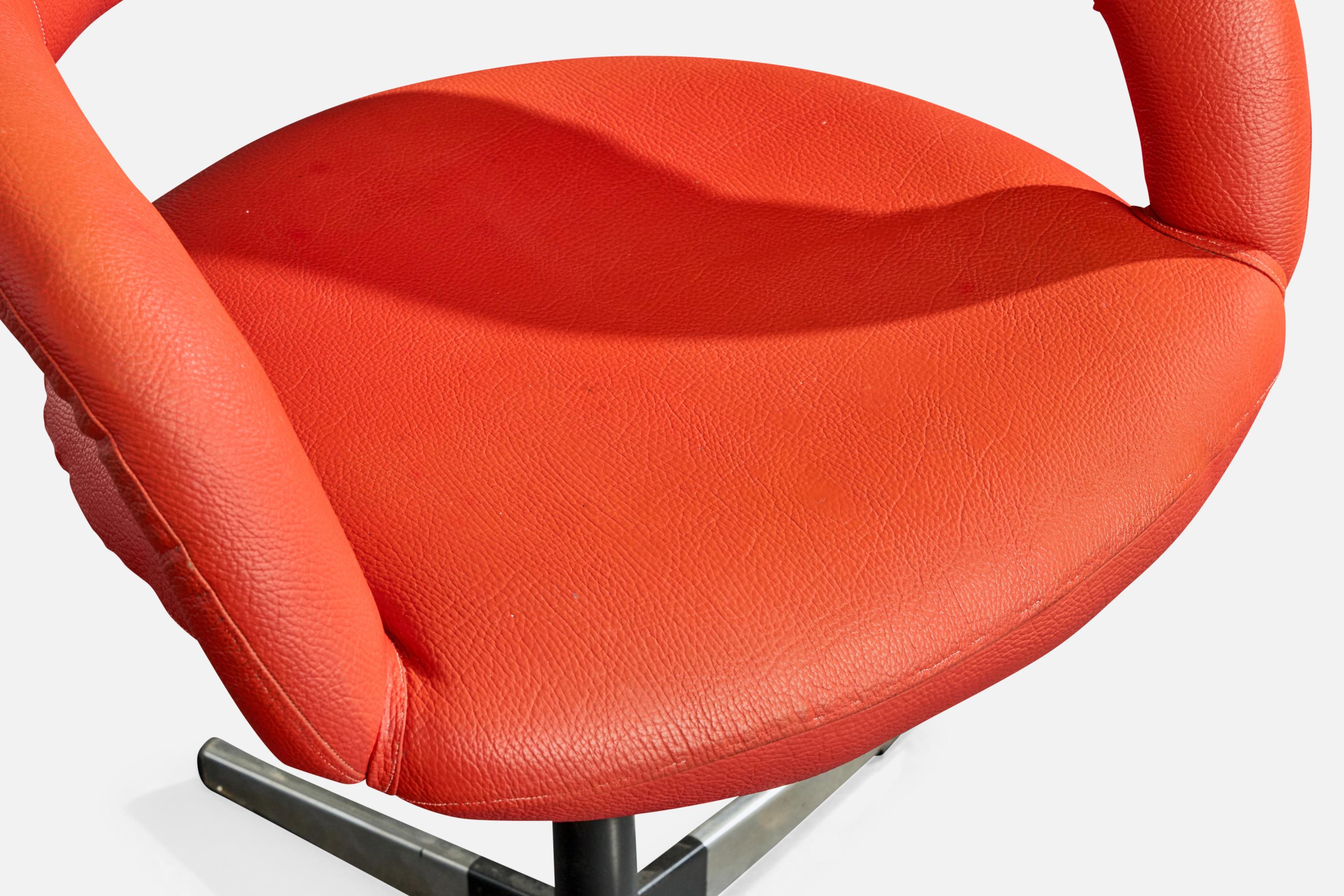 Gastone Rinaldi, Sillón, Metal, Vinilo, Italia, Años 60 en venta 4