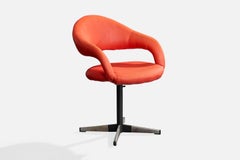 Gastone Rinaldi, Armchair, Metal, Vinyl, Italy, 1960s