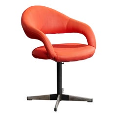 Gastone Rinaldi, Armchair, Metal, Vinyl, Italy, 1960s