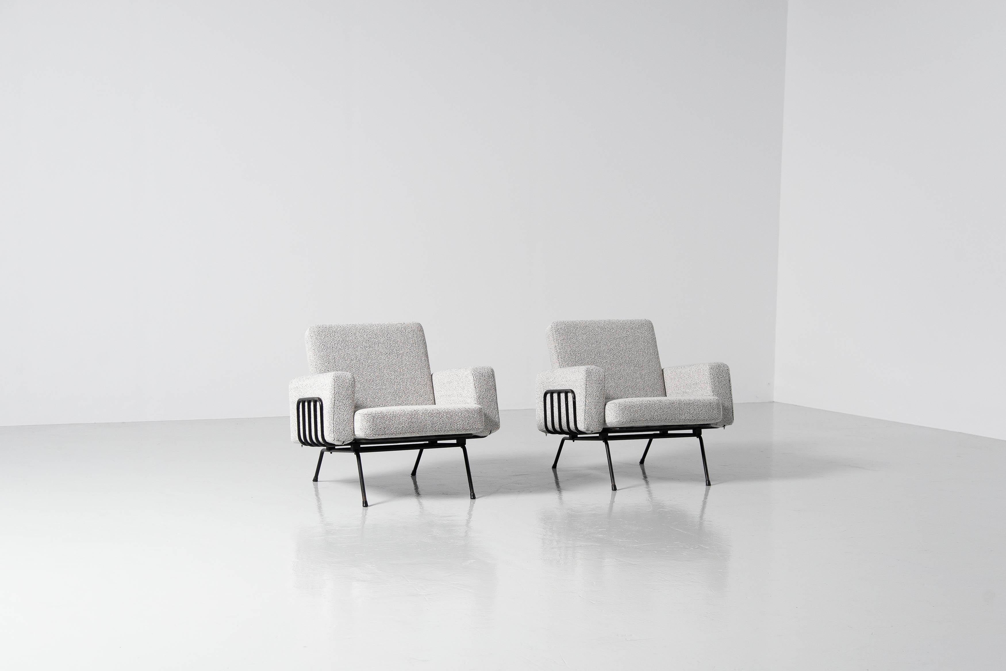 Gastone Rinaldi Attr Lounge Chairs RIMA, Italien, 1955 (Moderne der Mitte des Jahrhunderts)