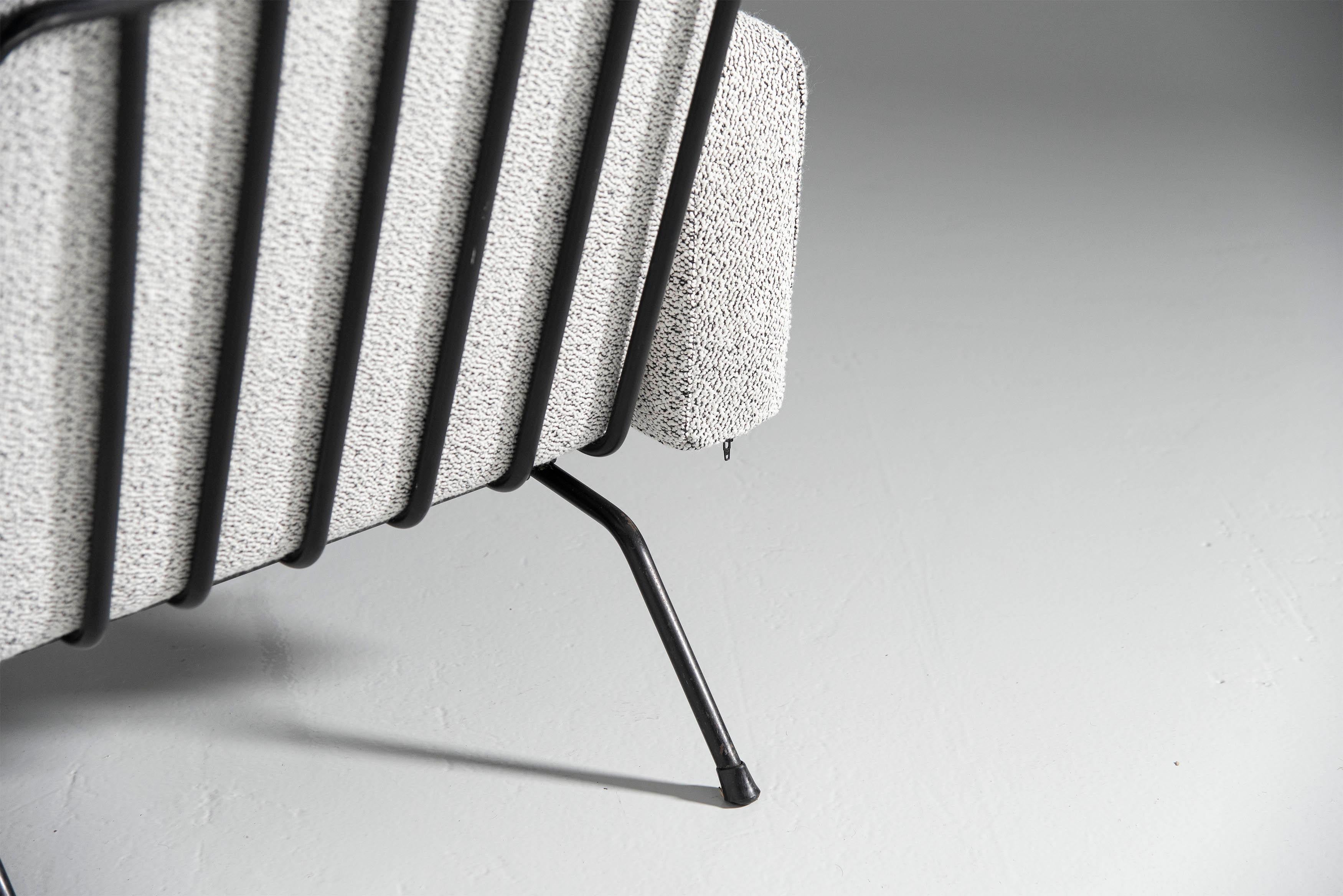 Gastone Rinaldi Attr Lounge Chairs RIMA, Italien, 1955 im Zustand „Gut“ in Roosendaal, Noord Brabant