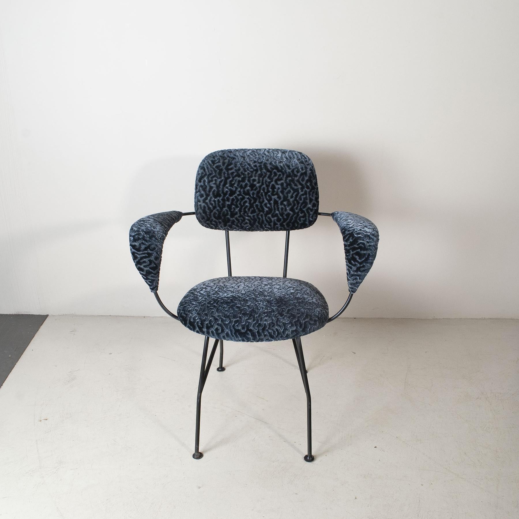 Mid-Century Modern Gastone Rinaldi chair for Rima 1960’s For Sale