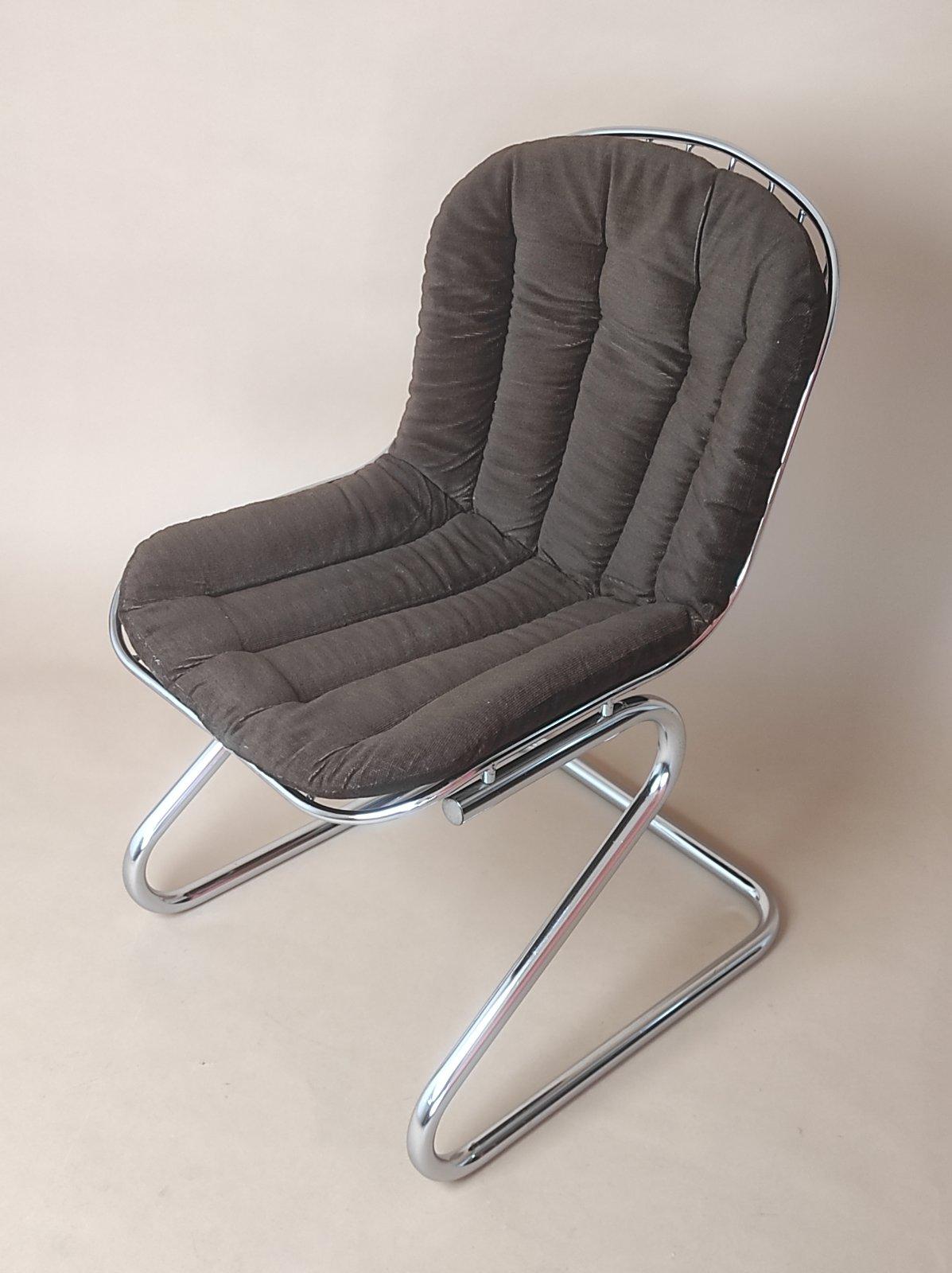 Mid-Century Modern Gastone Rinaldi Chair for Rima 1970s For Sale