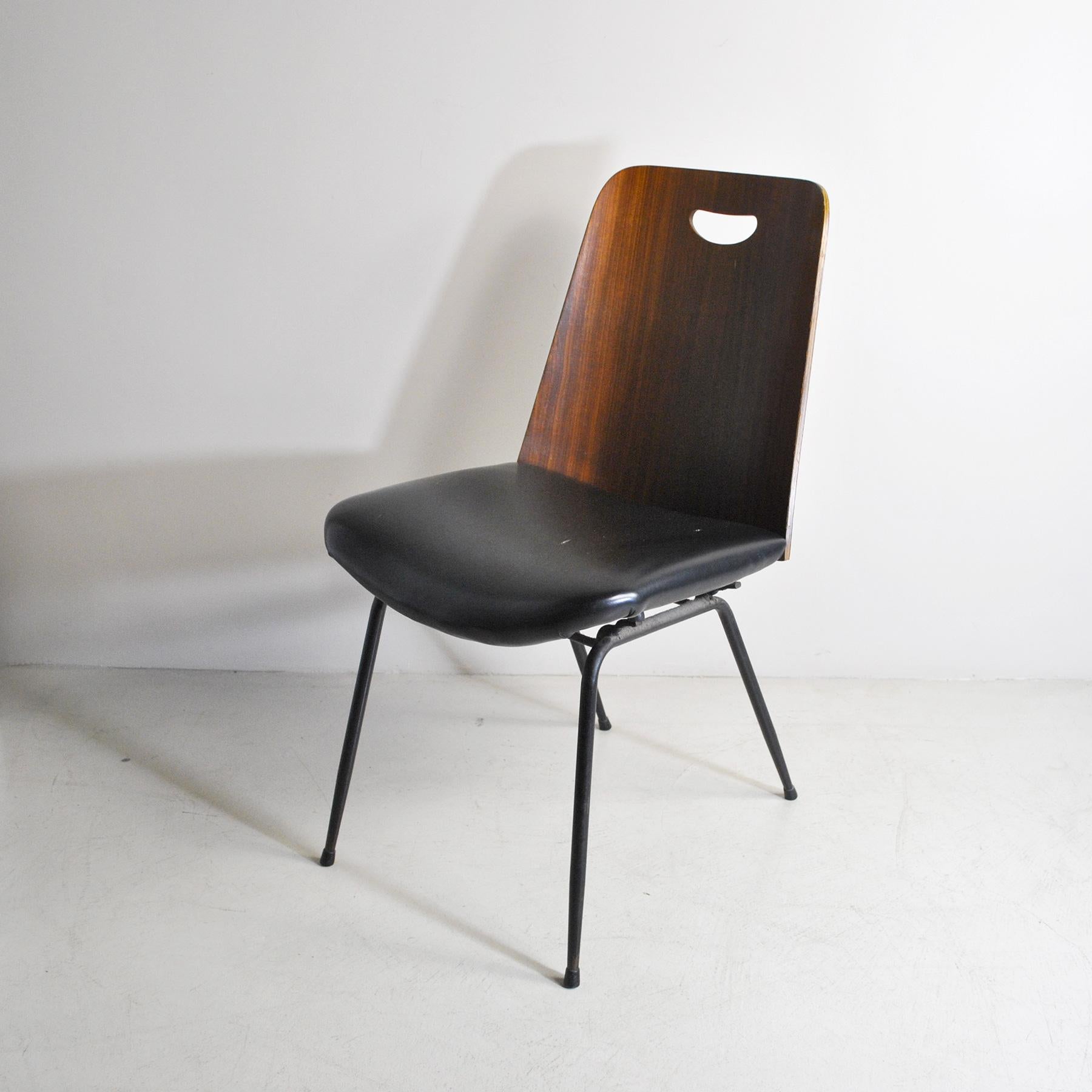 Gastone Rinaldi-Stuhl für Rima aus der Mitte der fünfziger Jahre (Moderne der Mitte des Jahrhunderts) im Angebot