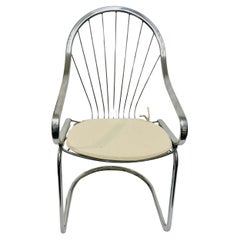 Gastone Rinaldi Chrome Side Chair