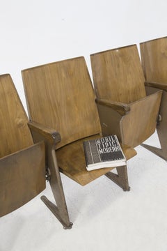 Gastone Rinaldi Cinema Chairs Mod. LV 4 for the Piccolo Milano