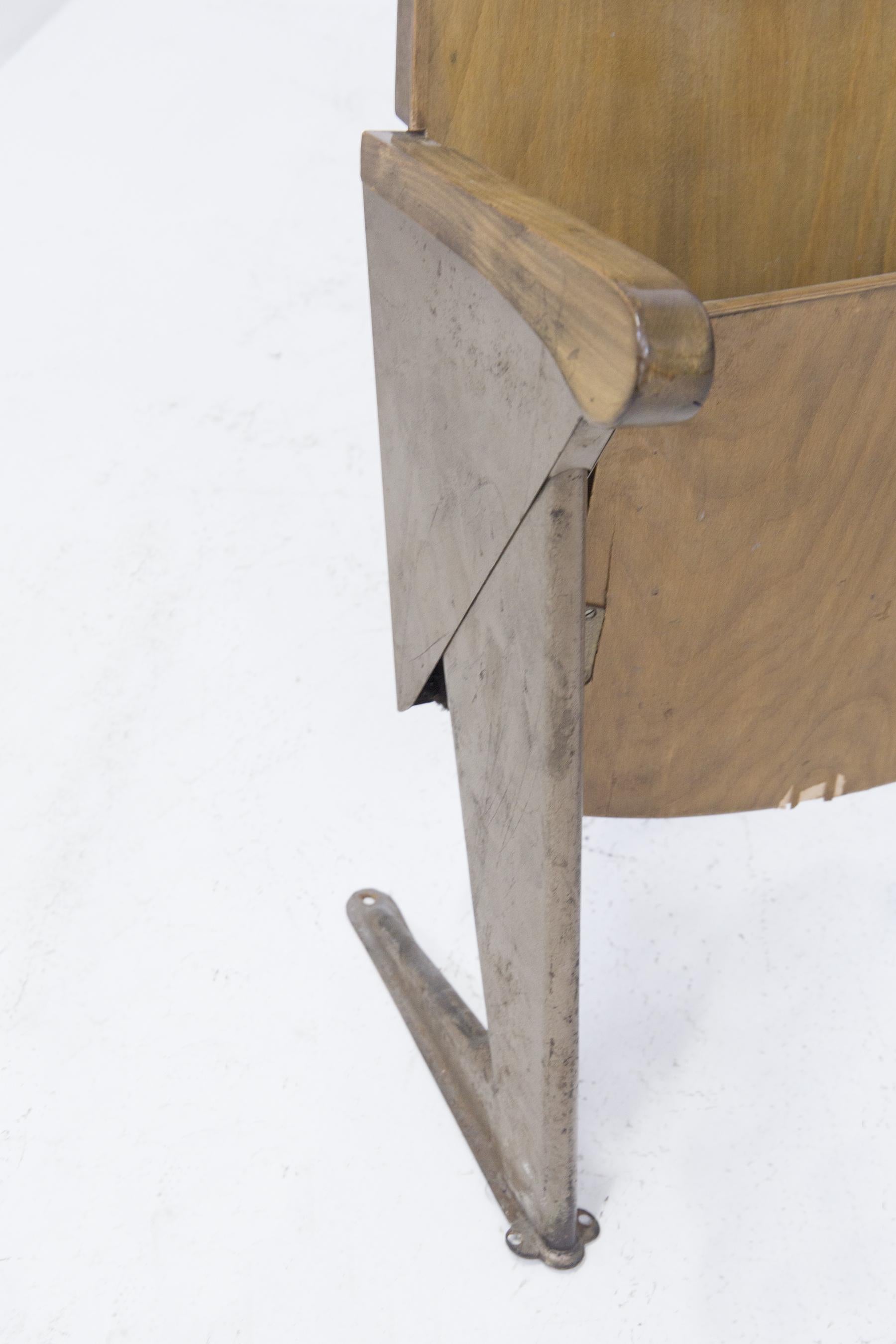 Mid-Century moderno Sedie da cinema Gastone Rinaldi Mod. LV 4 per il Piccolo Milano in vendita