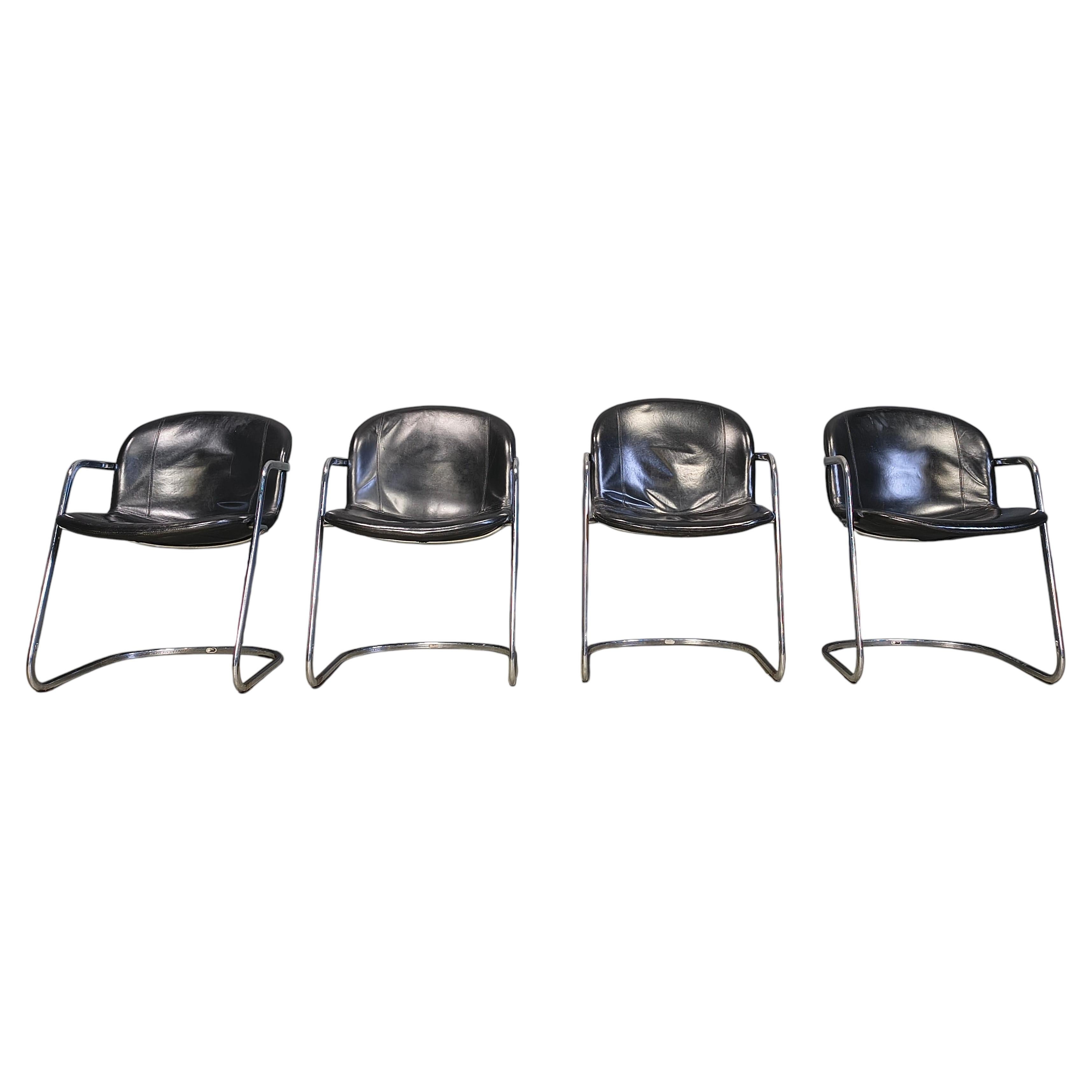 Gastone Rinaldi Dining chairs for Thema Italy, 1970s - set of 4