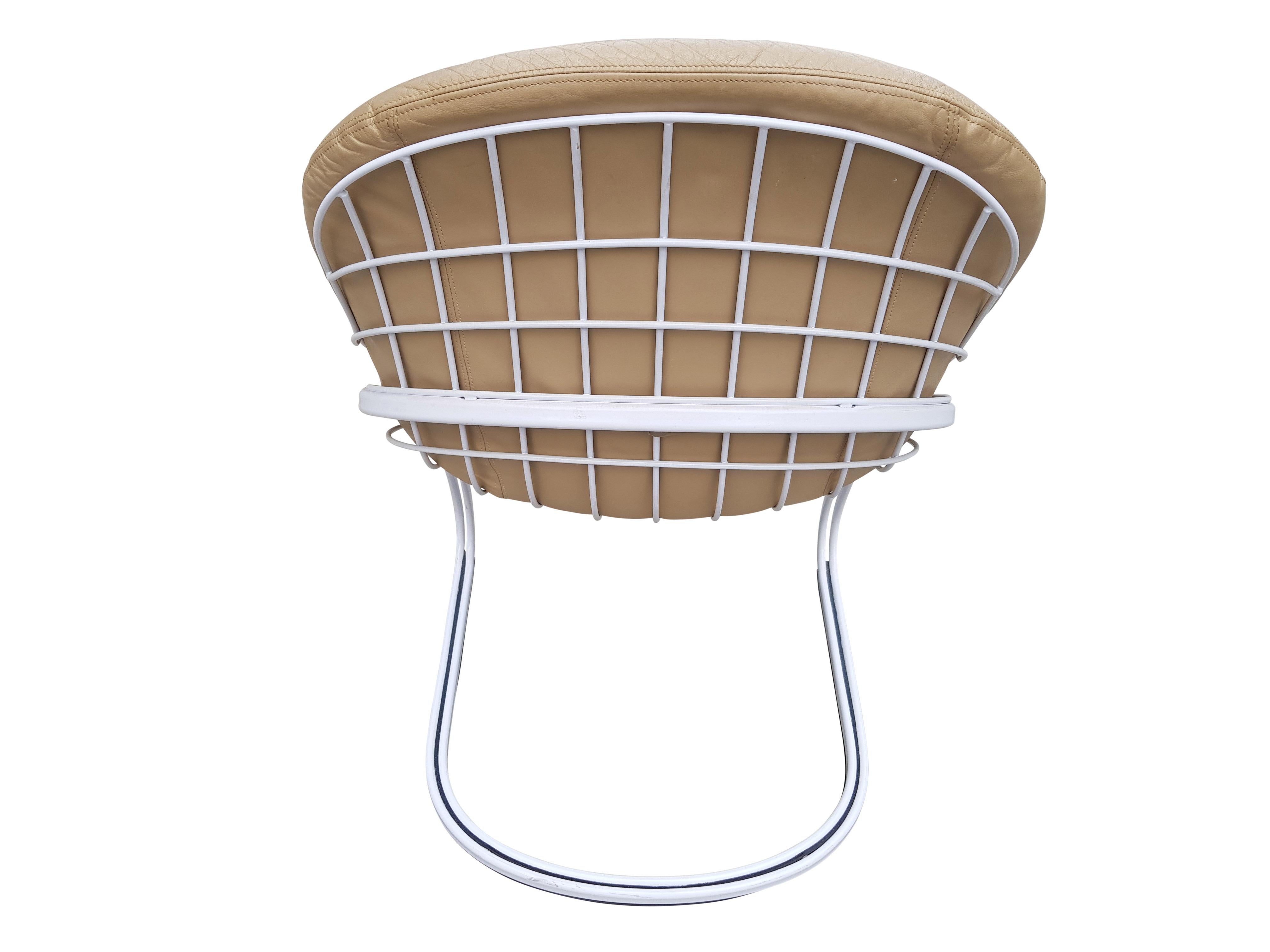 italien Ensemble de 4 chaises crème Gastone Rinaldi pour Rima en vente