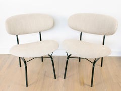 Gastone Rinaldi Mid-Century Modern Lounge Chair Armchair Set, Italy circa 1960