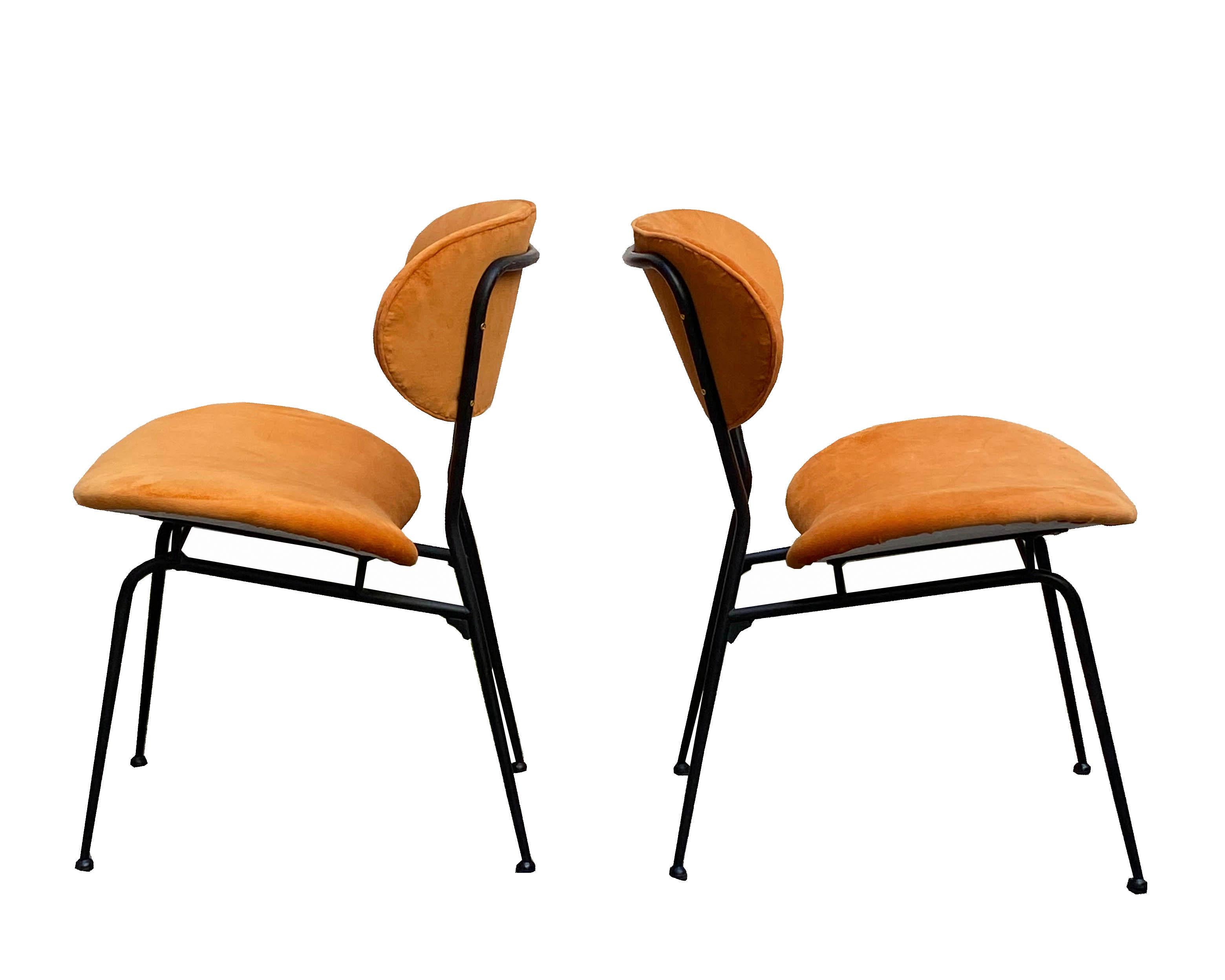 Italian Gastone Rinaldi Pair of RIMA Chairs, Italy, 1960s