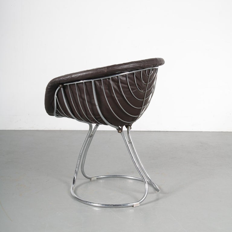 20th Century Gastone Rinaldi “Pan Am” Chairs for RIMA, Italy, 1960 For Sale