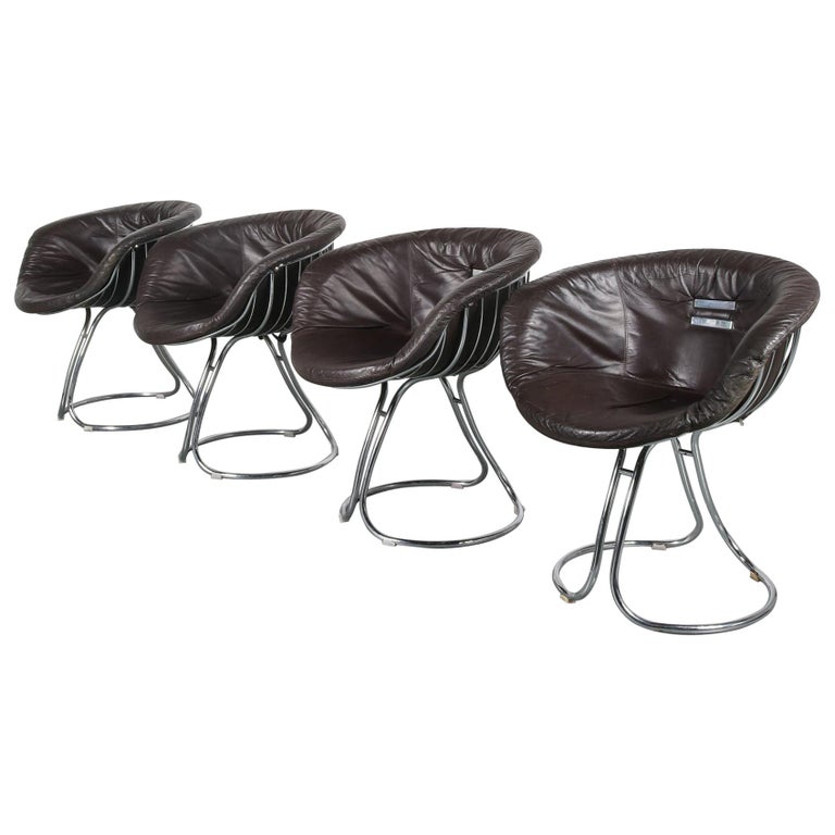 Gastone Rinaldi “Pan Am” Chairs for RIMA, Italy, 1960 For Sale