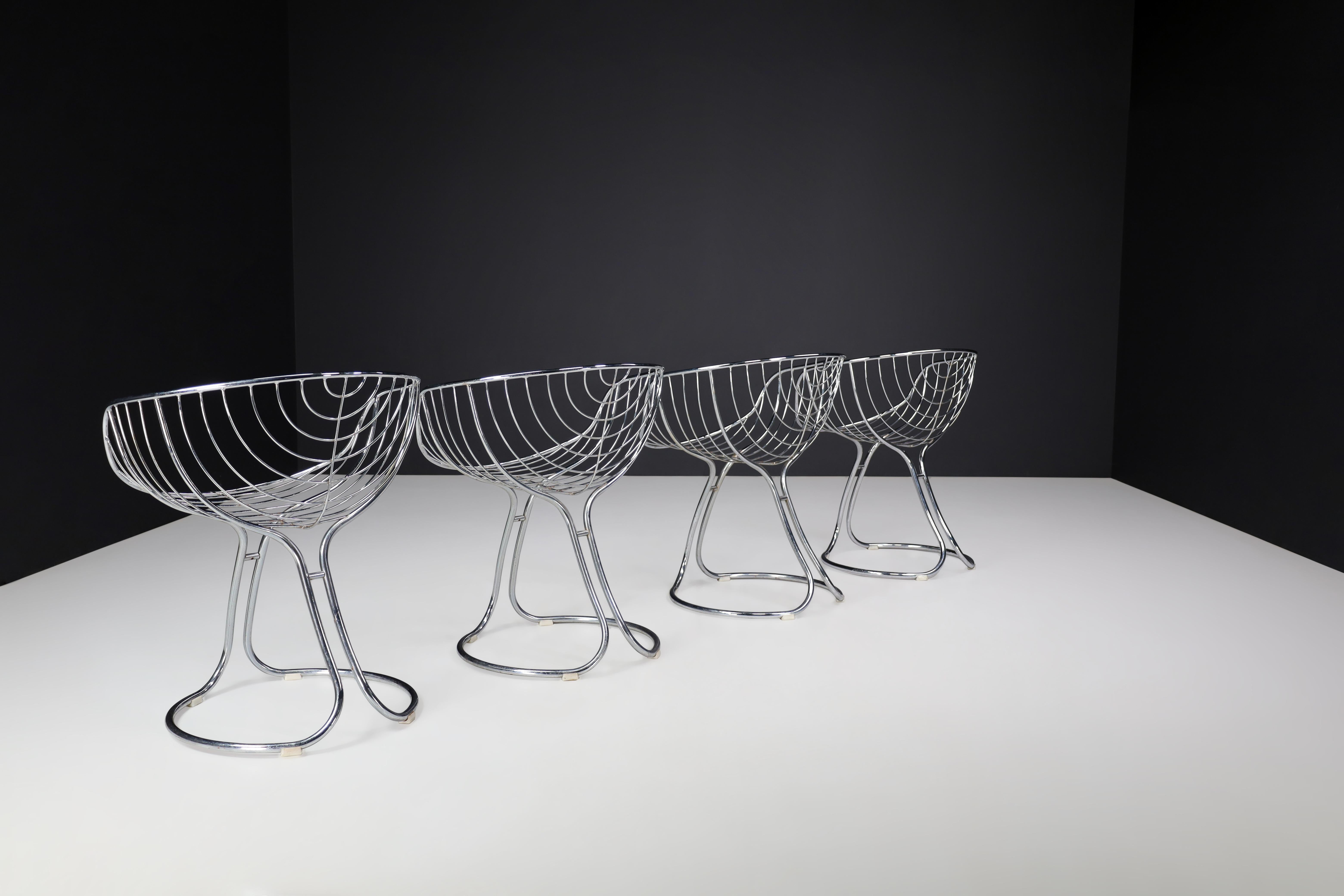 Gastone Rinaldi Pan Am Dining Chairs for Rima Padova, Italy, 1970s 8