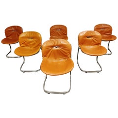 Gastone Rinaldi 'sabrina' Dining Chairs, 1970s