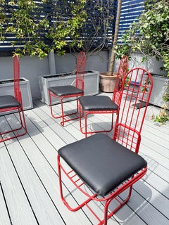 Gastone Rinaldi Conjunto 4 de Sillas Producido por Thema Egle 1983