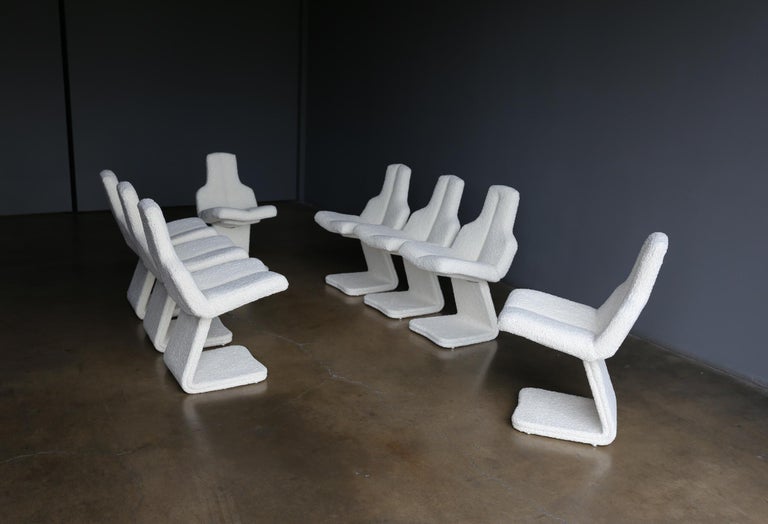 Gastone Rinaldi Set of Eight Dining Chairs for RIMA, Italy, c. 1975 3