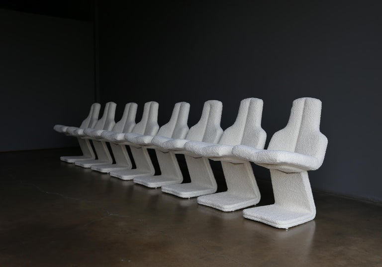 Gastone Rinaldi Set of Eight Dining Chairs for RIMA, Italy, c. 1975 4