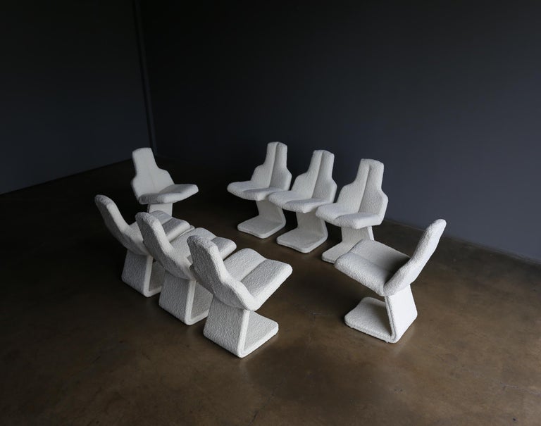 Gastone Rinaldi Set of Eight Dining Chairs for RIMA, Italy, c. 1975 12