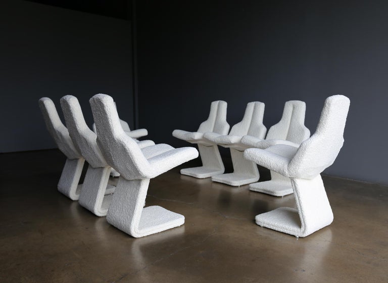 Gastone Rinaldi Set of Eight Dining Chairs for RIMA, Italy, c. 1975 1