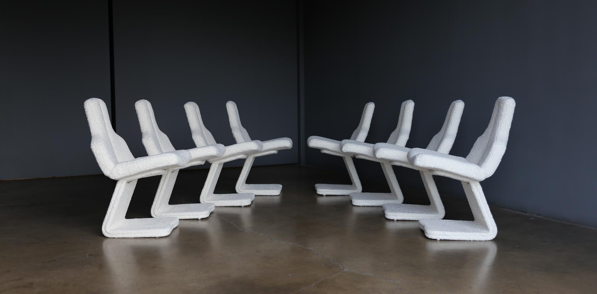 Gastone Rinaldi Set of Eight Dining Chairs for RIMA, Italy, c. 1975 2