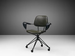 Gastone Rinaldi Swivel Armchair for RIMA