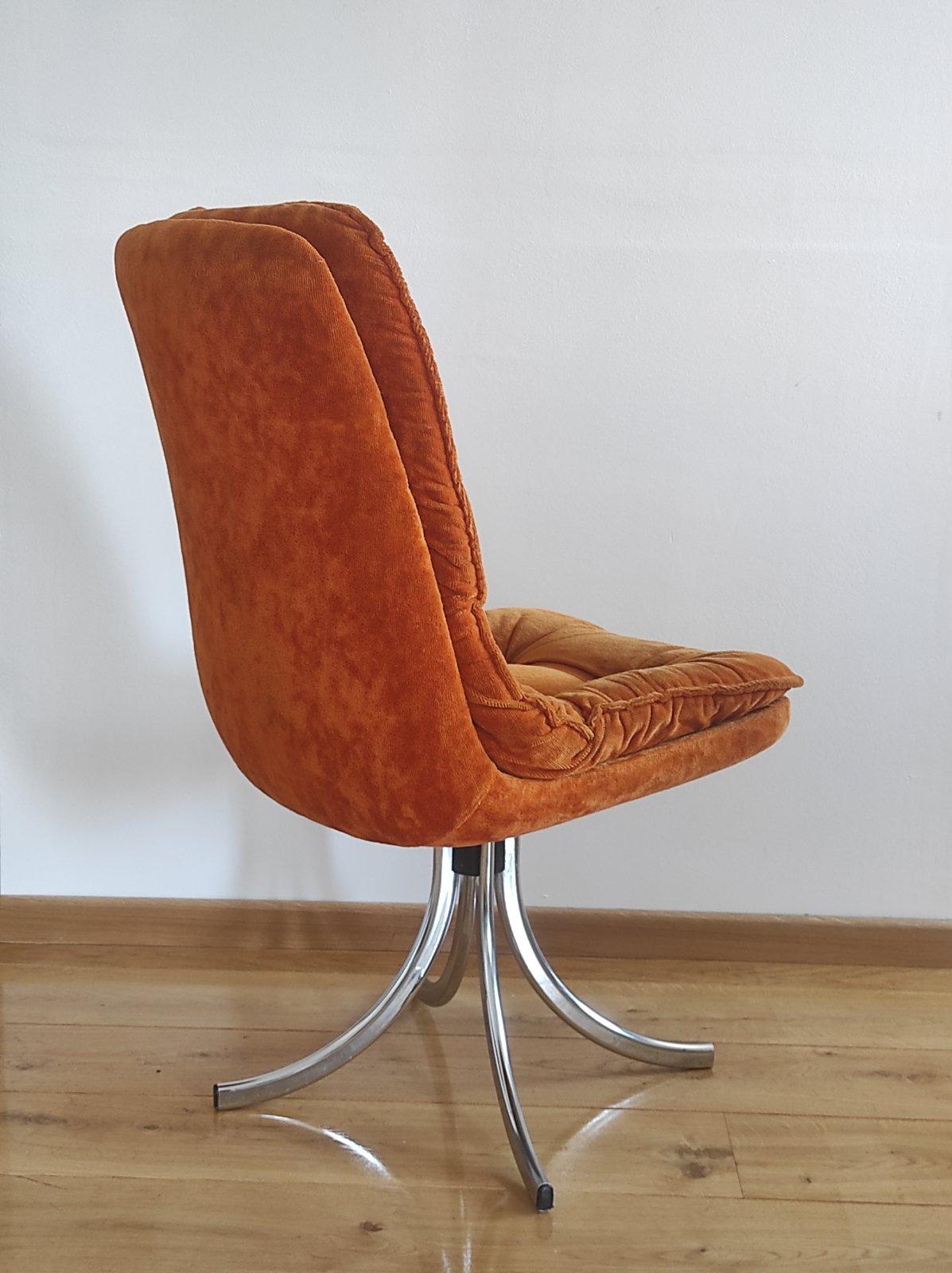 Gastone Rinaldi Drehstuhl für RIMA 1970er Jahre, drehbar (Italienisch) im Angebot