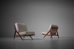 Gastone Rinaldi Wooden Easy Chairs Mod. P94 for RIMA, Italy, 1957