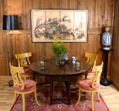 English Gate-leg Table Folding in Oak Wood - 18th Century - England