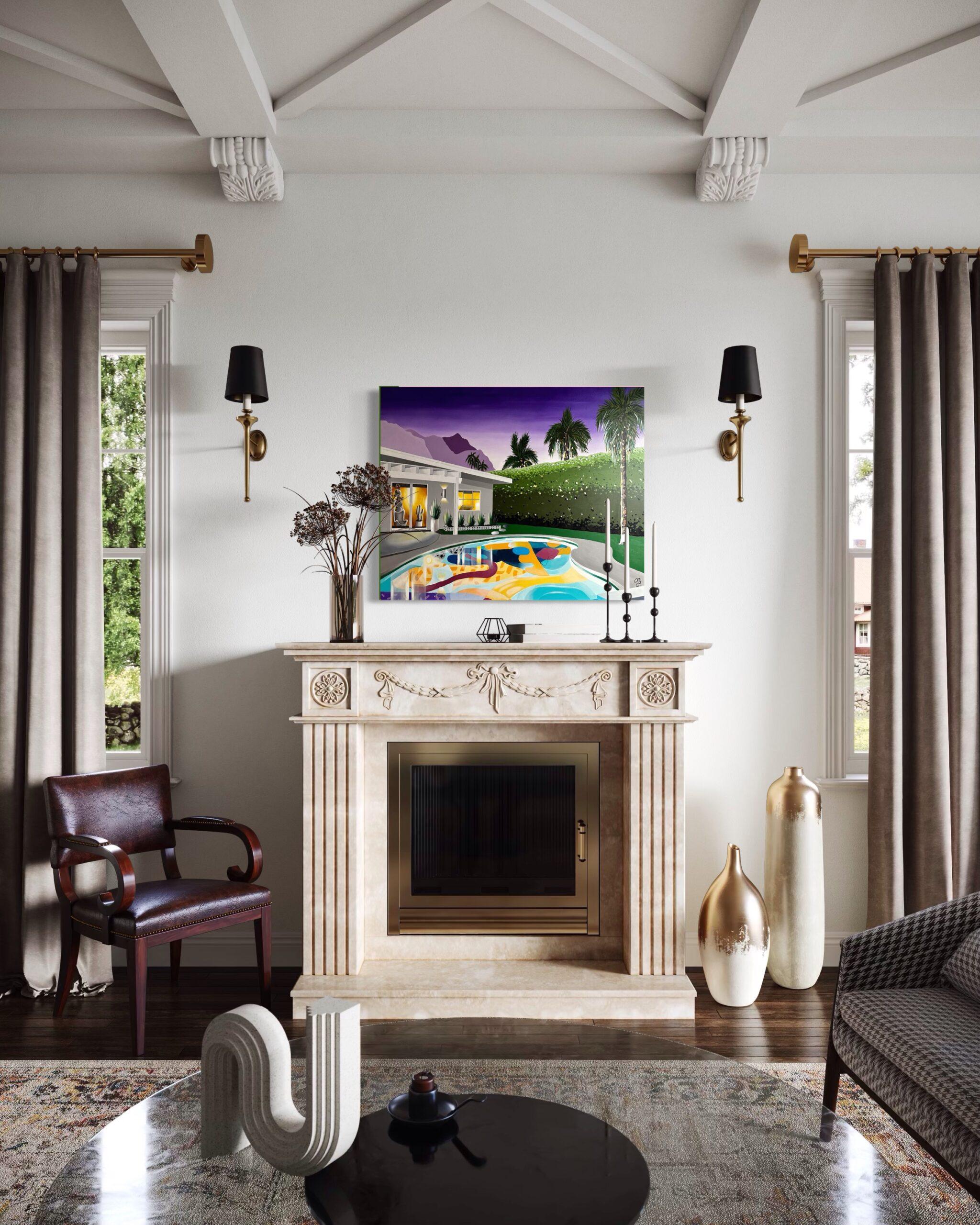 Artistic Pool - Painting by Gateaux & Toiles
