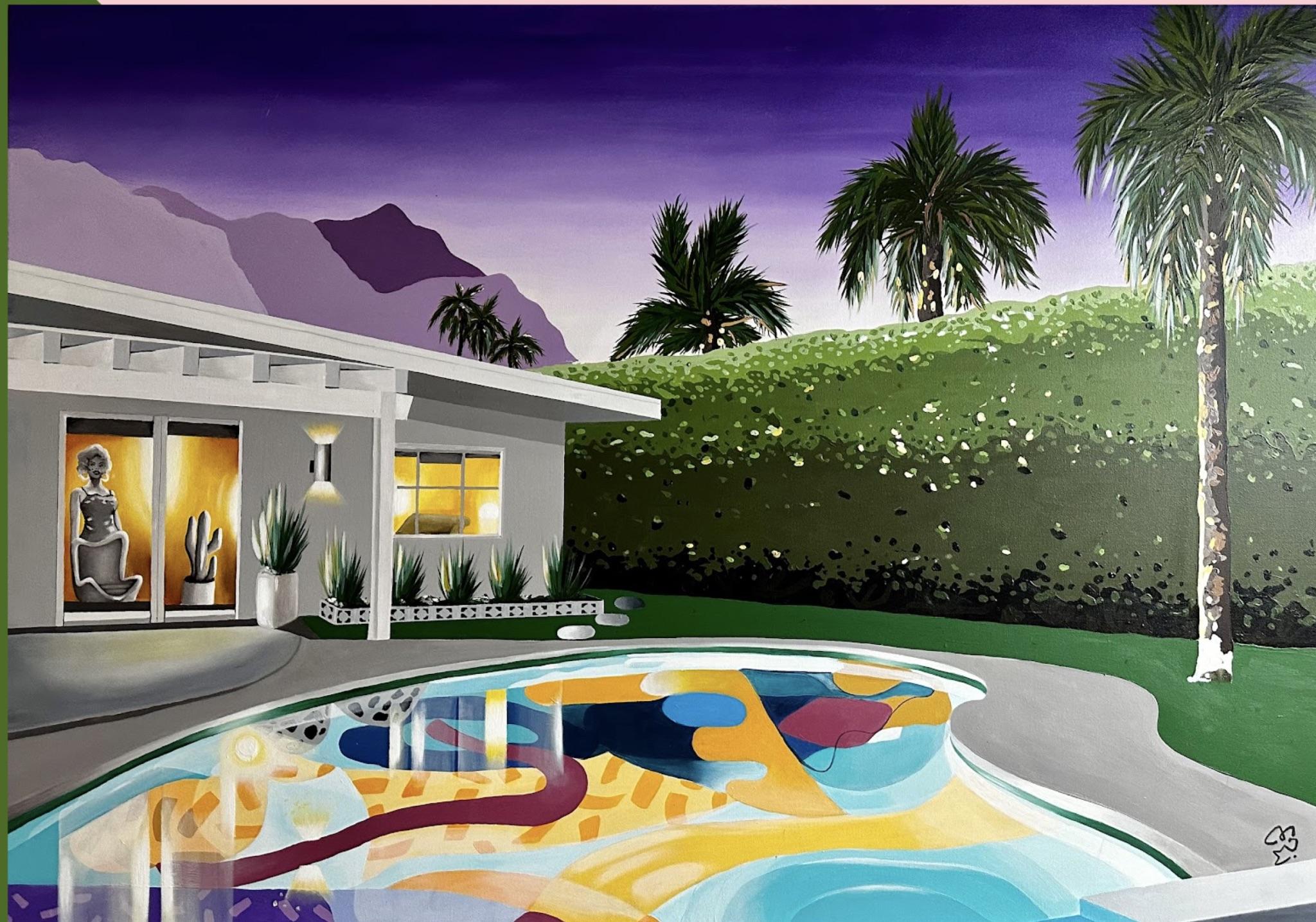 Gateaux & Toiles Landscape Painting - Artistic Pool