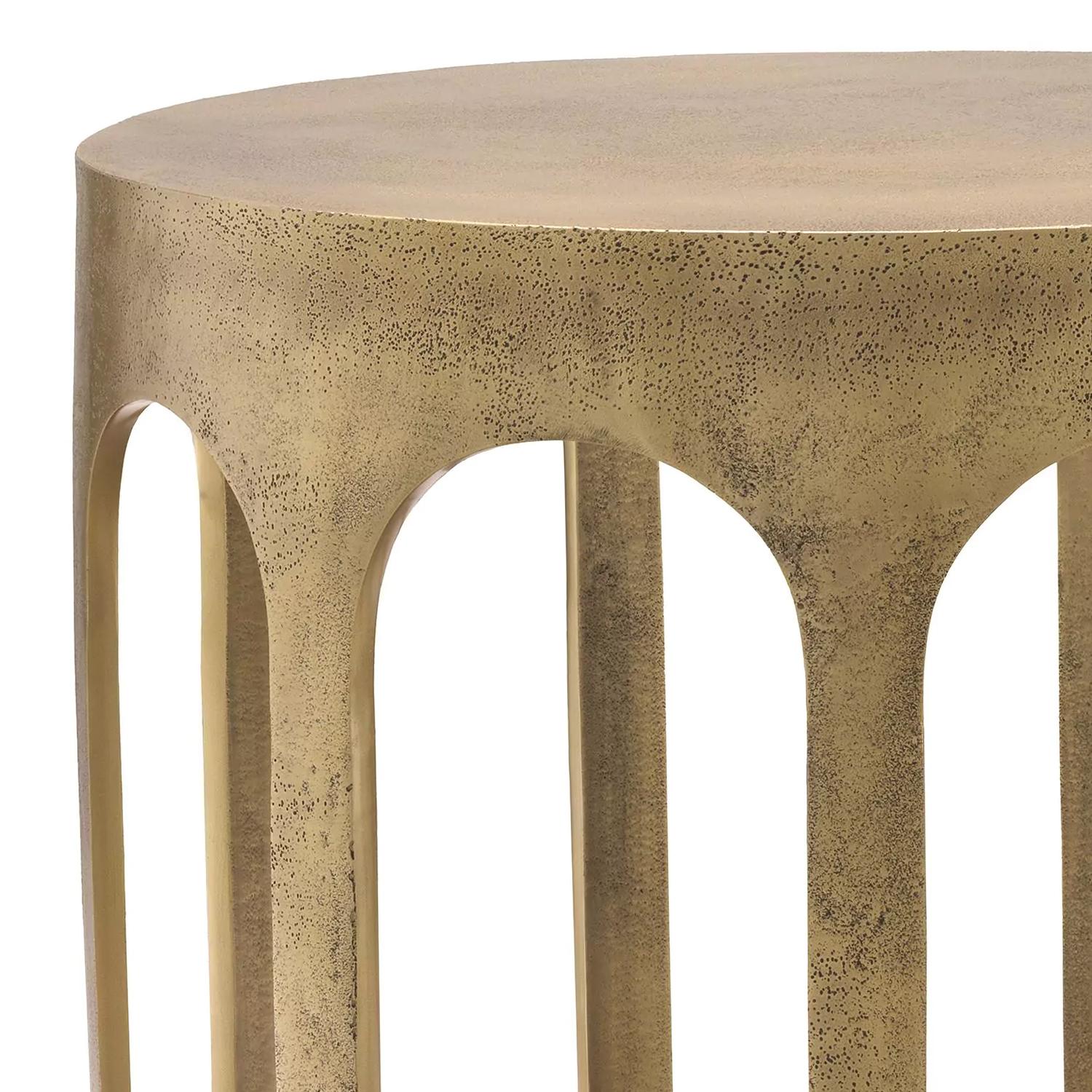 Gateway Brass Side Table In New Condition For Sale In Paris, FR