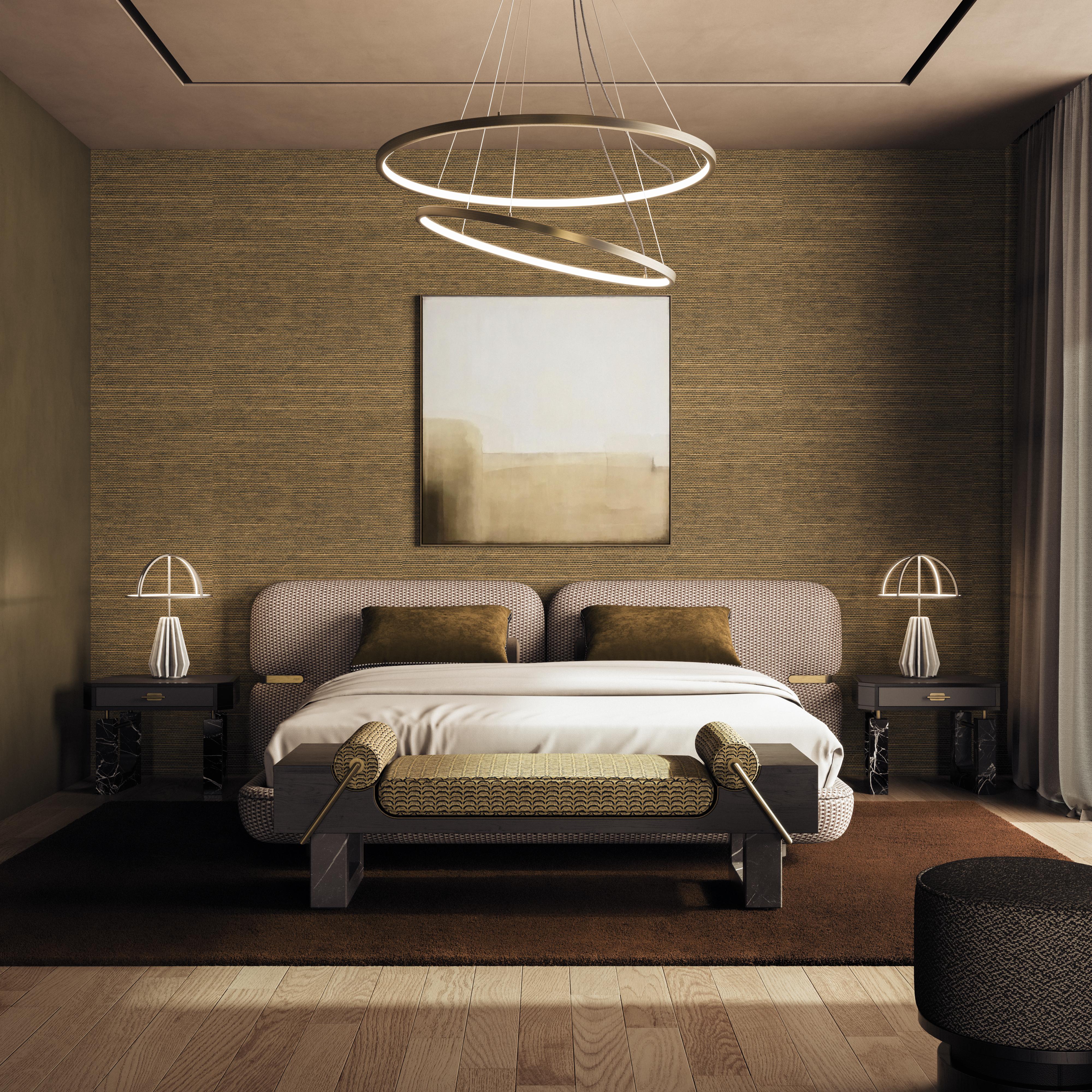 Gateway Suspension Lamp Brass Stainless Steel Made in Portugal by Porus Studio For Sale 4