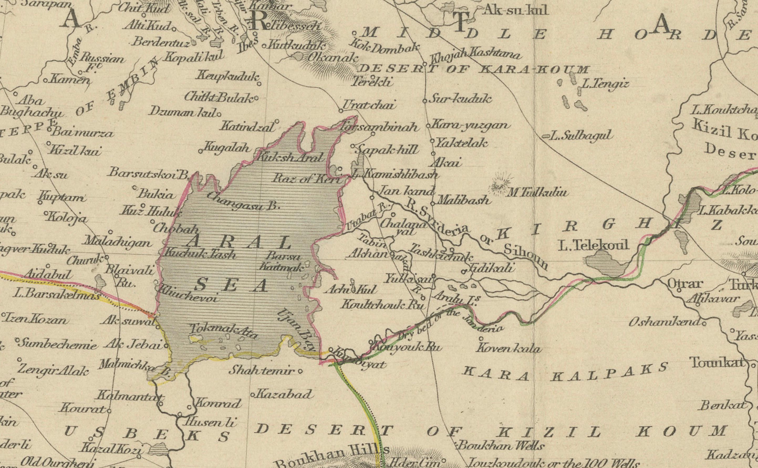 Gateway to the Steppes : Masterpiece Map of Indepent Tartary de Tallis, 1851 en vente 1