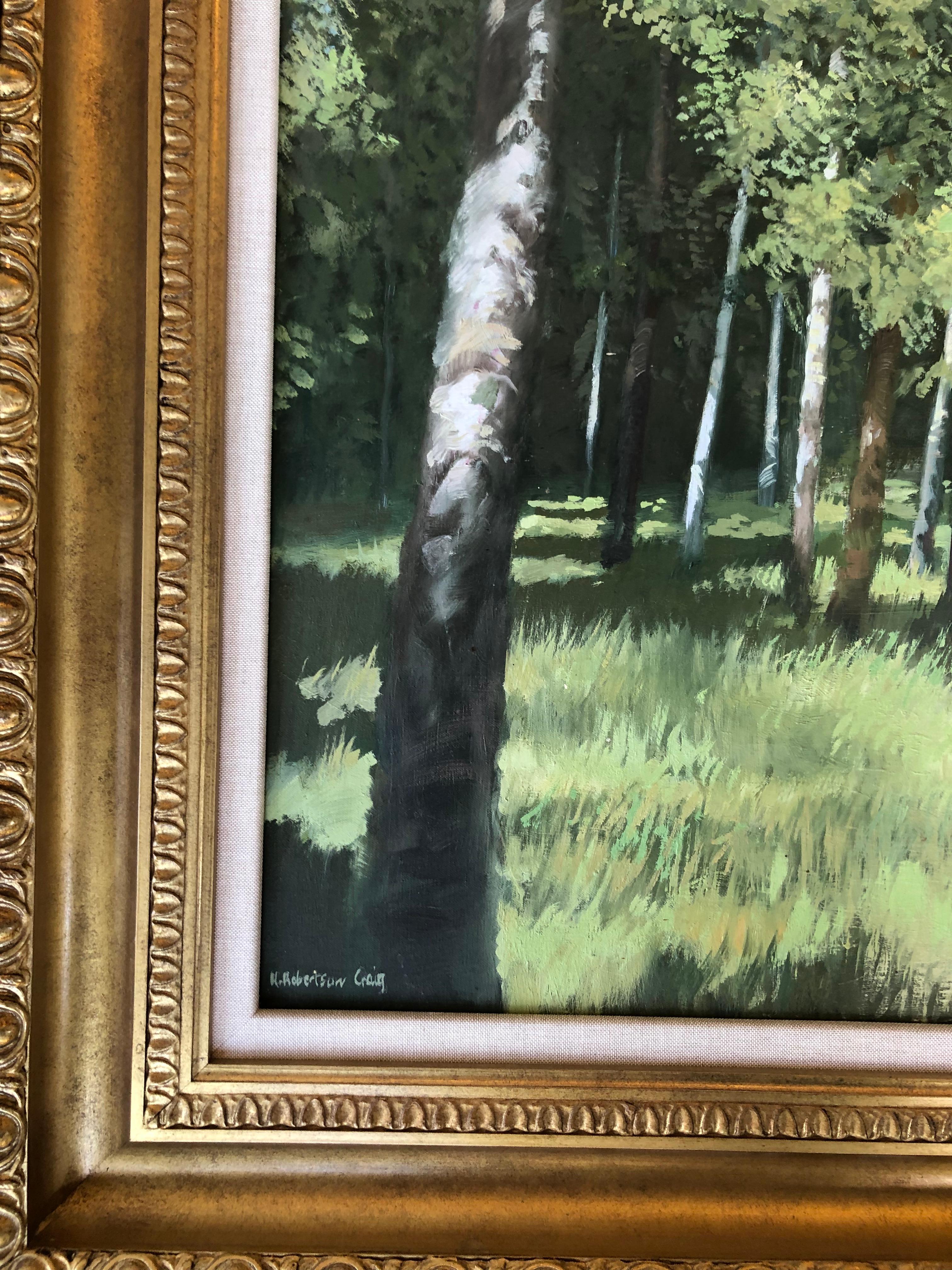 birch tree paint