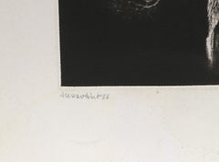 Nasciamento, Modern Mezzotint by Gatja Helgart Rothe