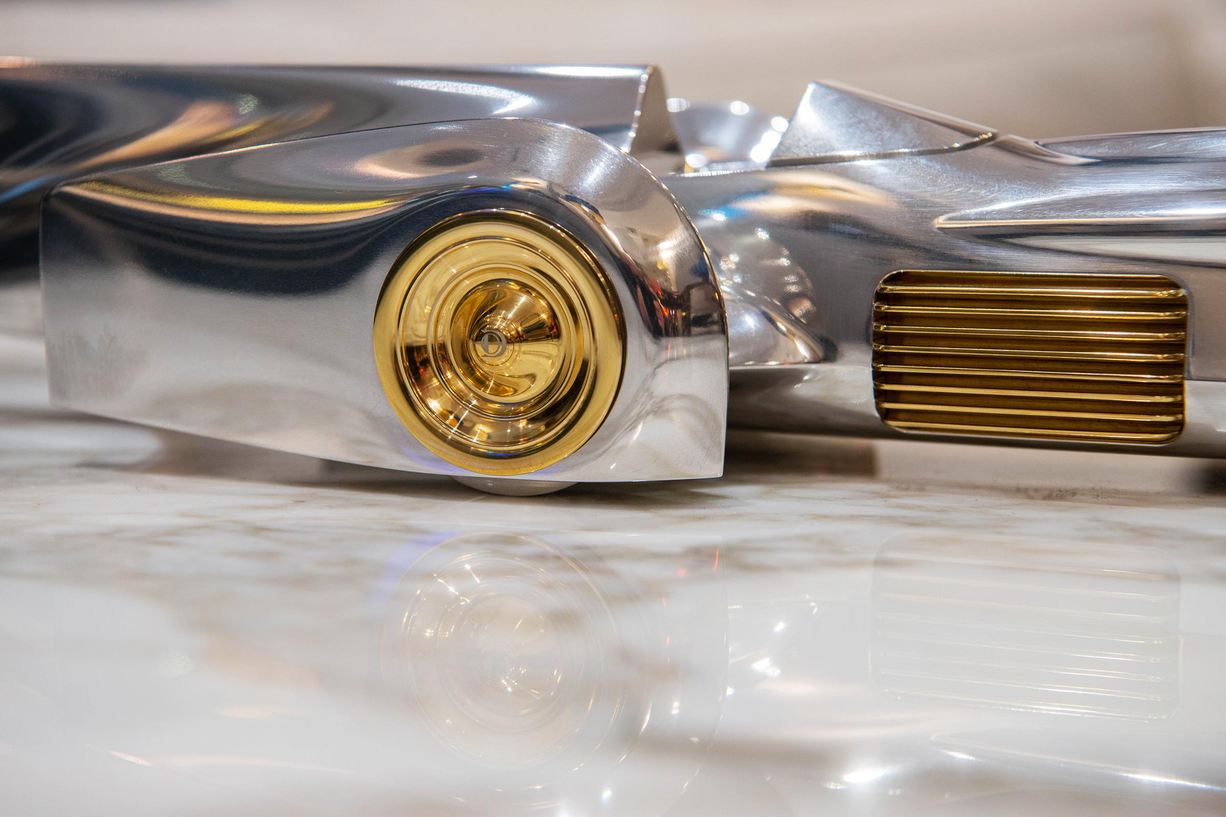 Aluminum Gatsby Car Sculpture For Sale
