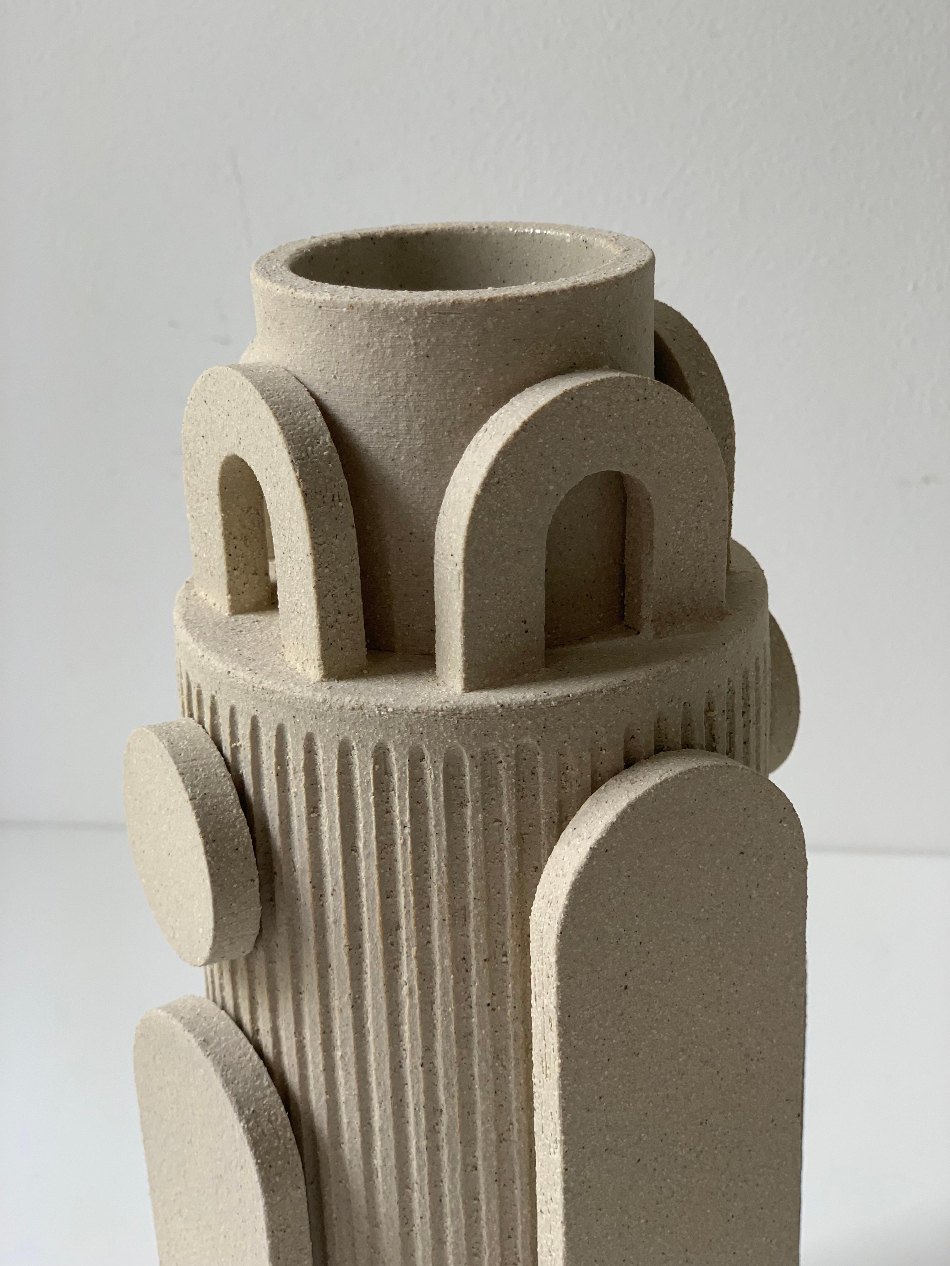 Stoneware Gatsby Vase by Séverine Digonnet