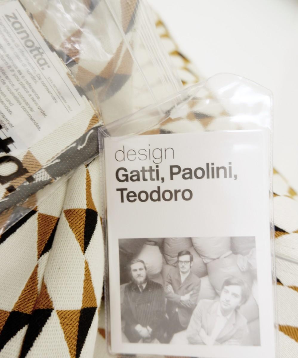 Gatti, Paolini, Teodoro for Zanotta, anatomical chair Sacco tulip, 2019.