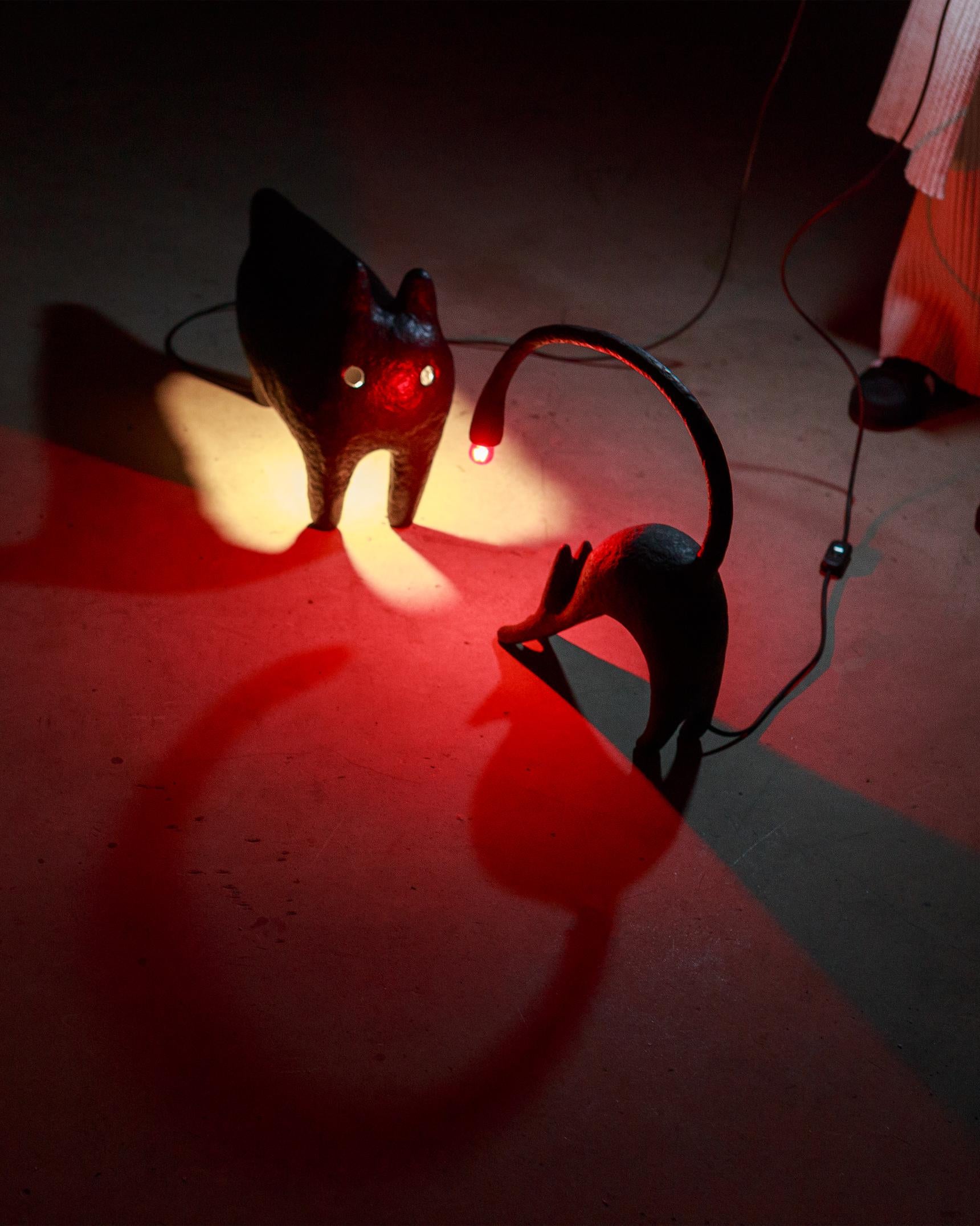 Métal GATTINA Lampe à poser et lampadaire contemporains, Design/One, Matériaux recyclés en vente