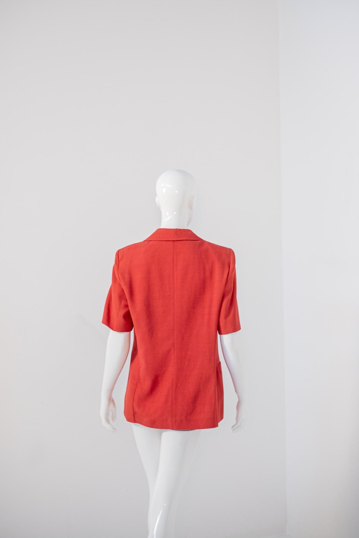 Gattinoni Stylish Vintage Red Blazer For Sale 1