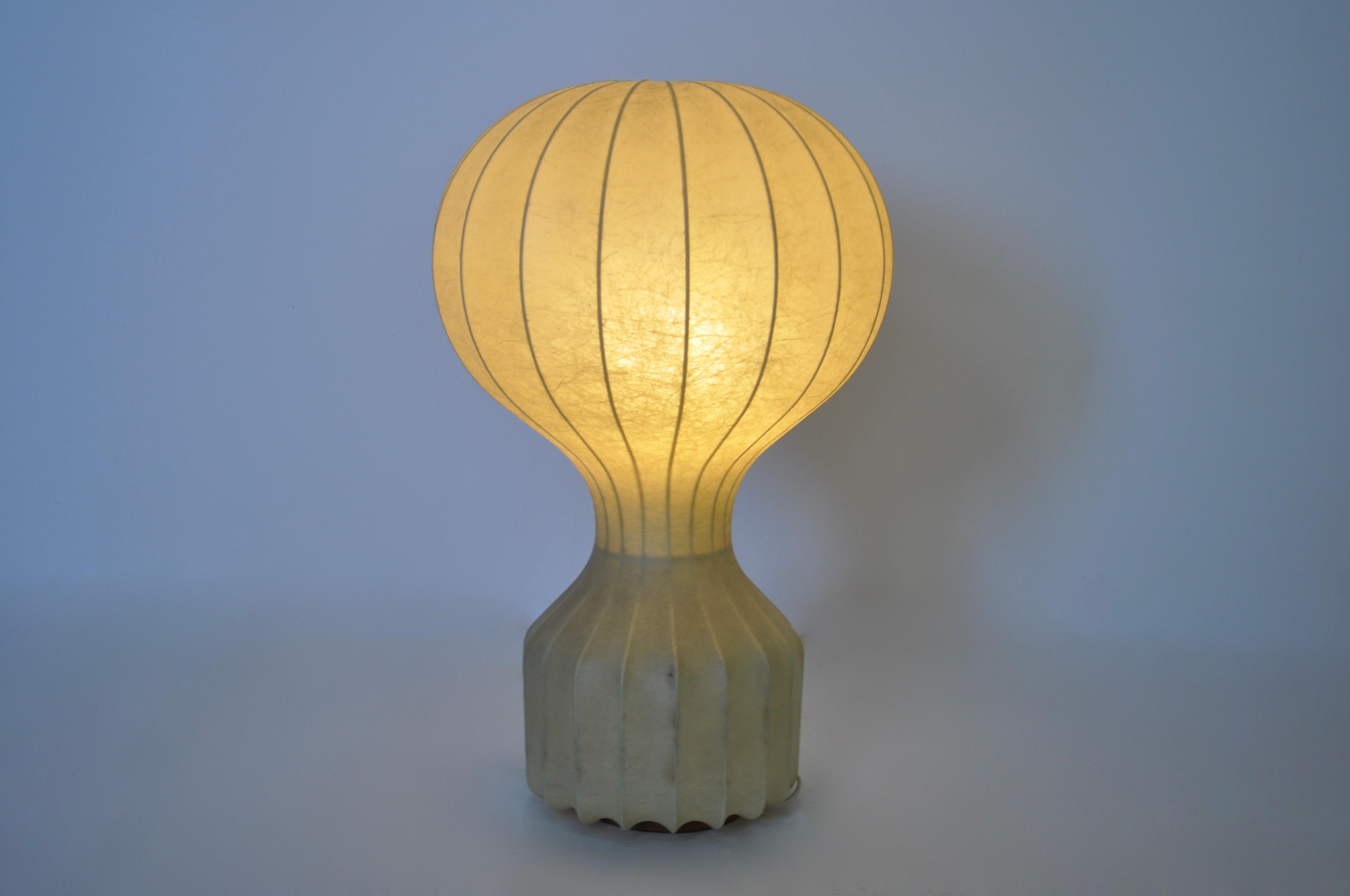 Mid-Century Modern Gatto Cocoon Table Lamp by Achille & Pier Giacomo Castiglioni for Flos, 1960s