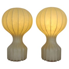 Gatto Grande Midcentury Cocoon Table Lamp By Castiglioni for Flos, Italy 1960s