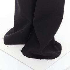 GAUCHERE Rihanna 100% virgin woo wide legl flared trousers FR38 M