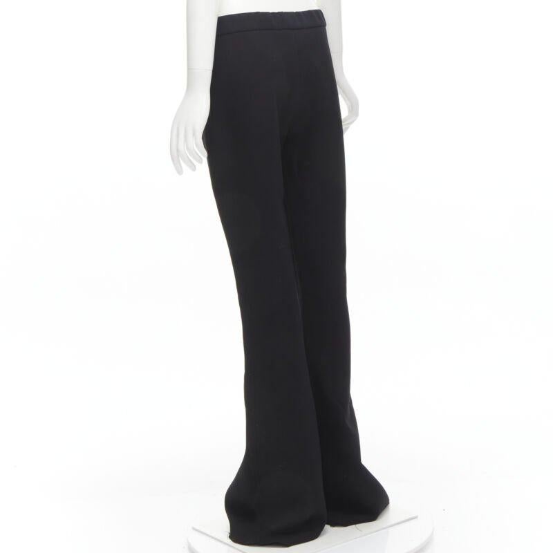 GAUCHERE Rihanna 100% virgin woo breite, ausgestellte Hose mit ausgestelltem Bein FR38 M im Angebot 1
